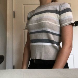 Striped sweater top